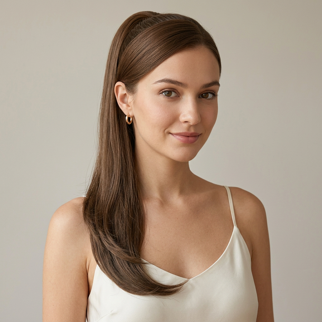 Chestnut Brown – on model, front view