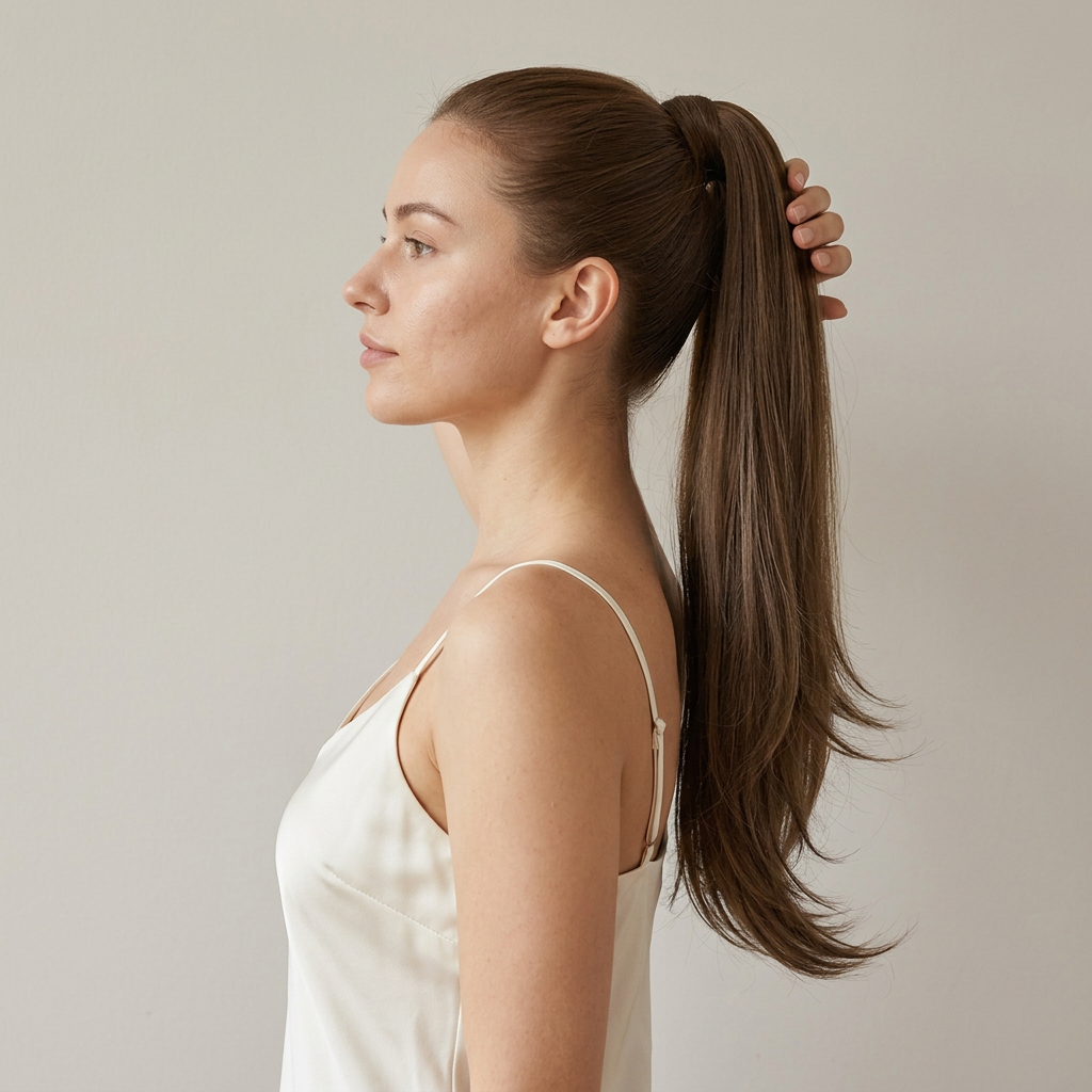 Chestnut Brown – on model, side view