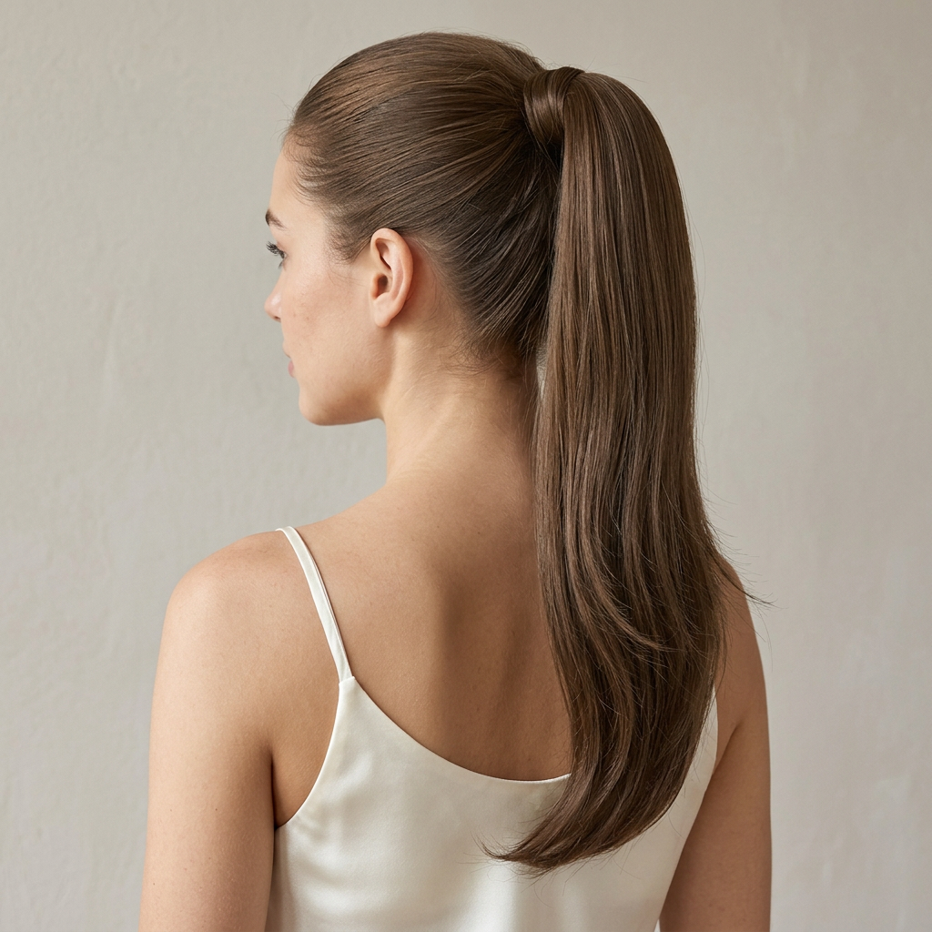 Chestnut Brown – on model, back view