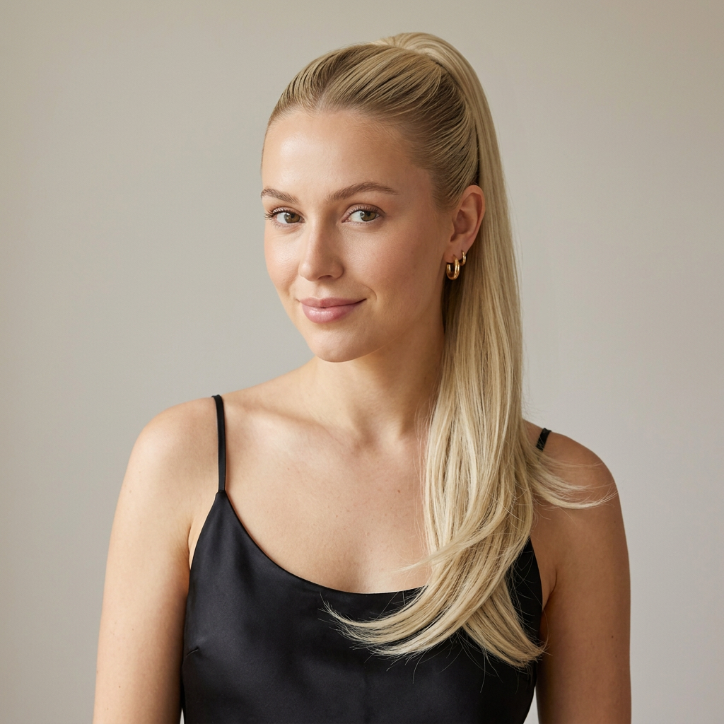 Golden Blonde – on model, front view